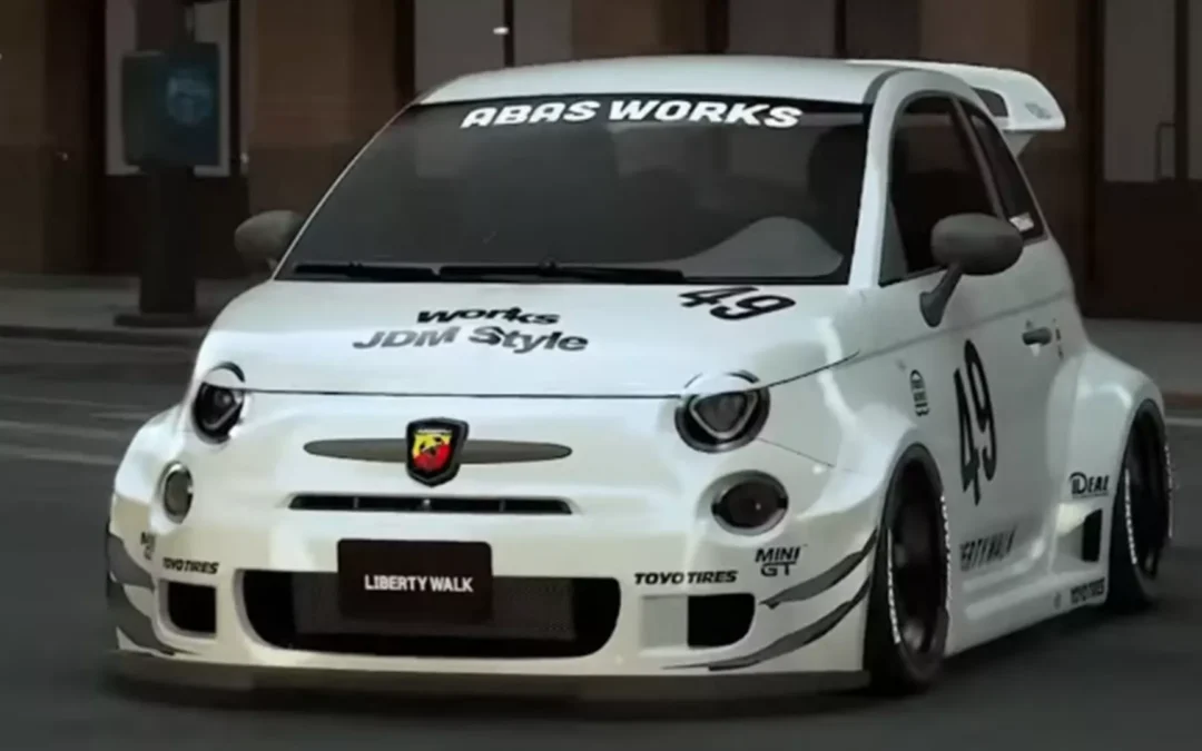 Un kit Liberty Walk pour l&rsquo;Abarth 595